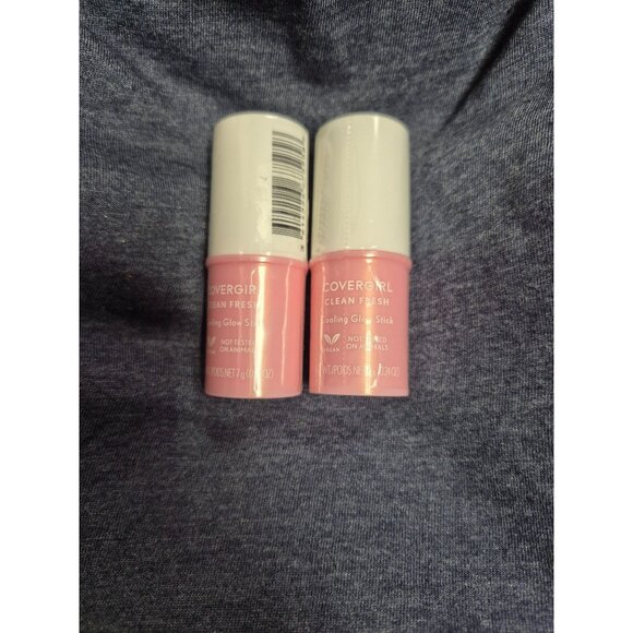 Set of 2 CoverGirl Clean Fresh Cooling Glow Highlighter Stick 4.2g Luminizing - Picture 2 of 2